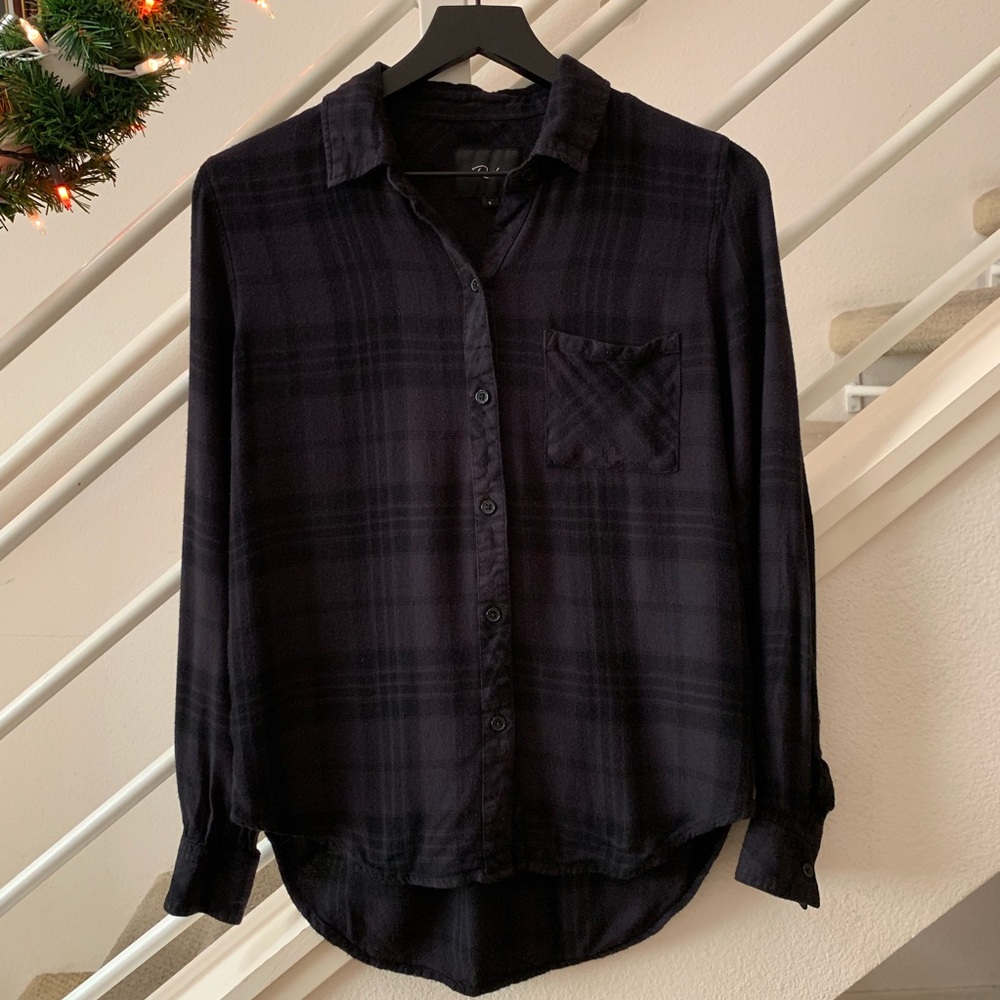 Rails - Black Long Sleeve Flannel